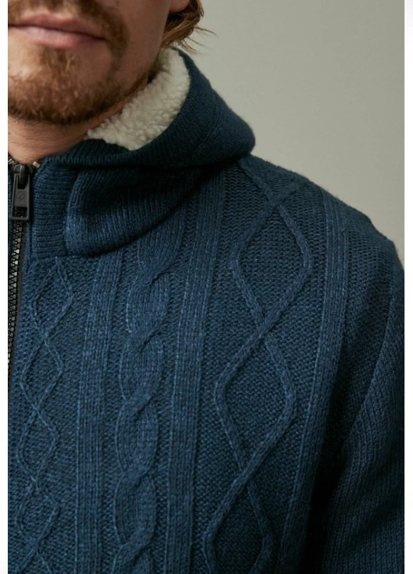 2_ZIP THROUGH - Chaqueta de entretiempo - navy