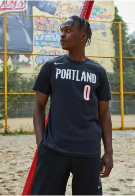 NBA DAMIAN LILLARD PORTLAND TRAIL BLAZERS TEE - Equipación de clubes