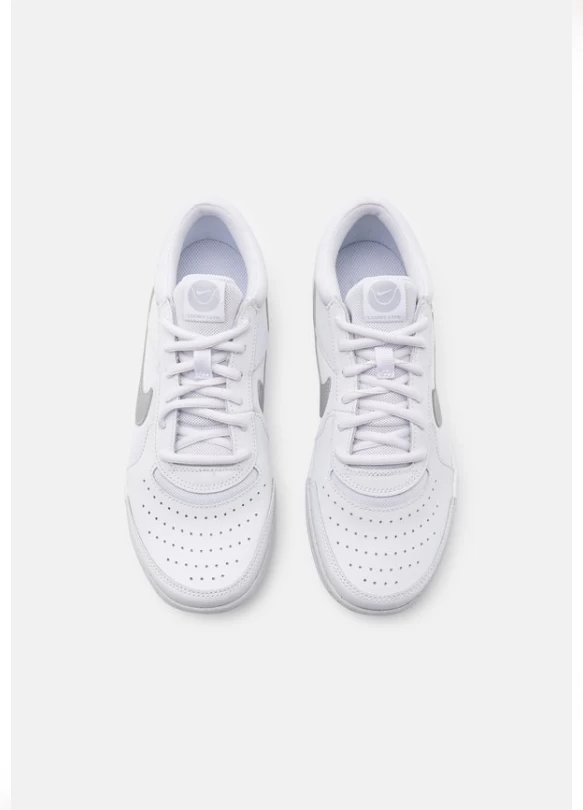 2_W NIKE ZOOM COURT LITE 3 - Zapatillas de tenis para todas las superficies - white/metallic silver