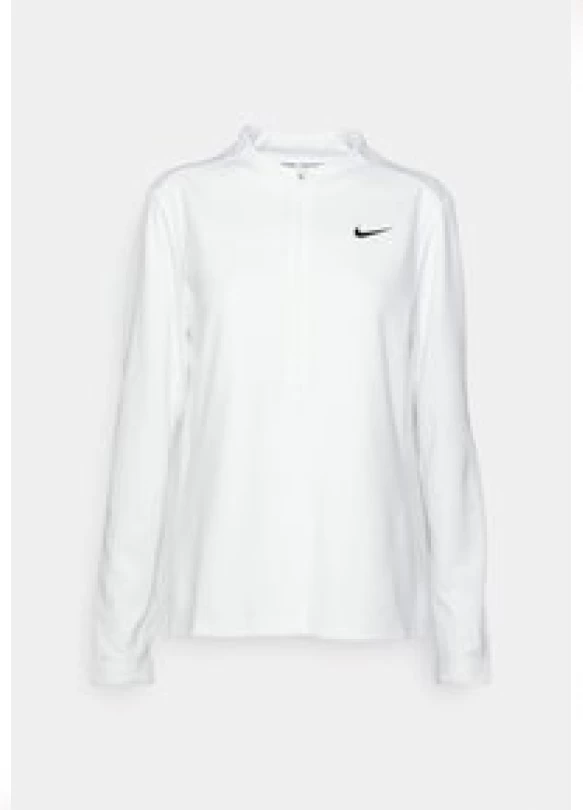 3_W NK DF UV CLB HZ TOP - Camiseta de manga larga - white/black