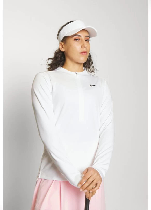 2_W NK DF UV CLB HZ TOP - Camiseta de manga larga - white/black