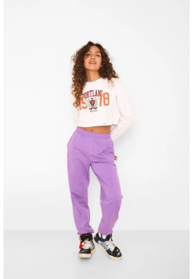  Top cropped con print