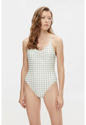 Bañador de mujer cuadros