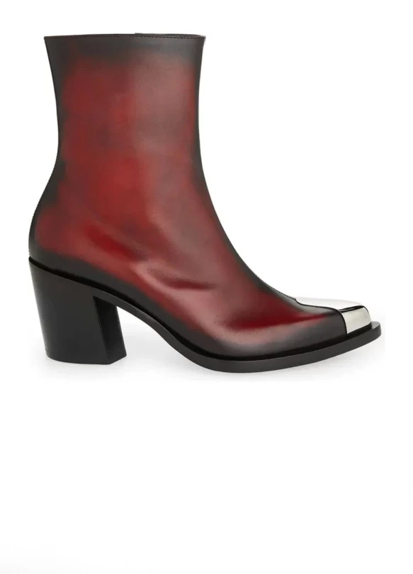 main_image_ Botas Cowboy Punk de Cuero para Mujer