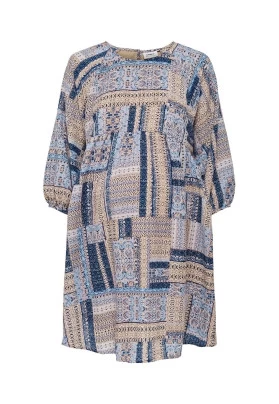 Vestido manga larga estampado maternidad