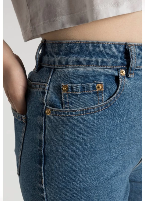 3_ONLCAMILLE LIFE WIDE - Vaqueros bootcut - medium blue denim