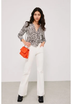 Blusa Entallada Frunces