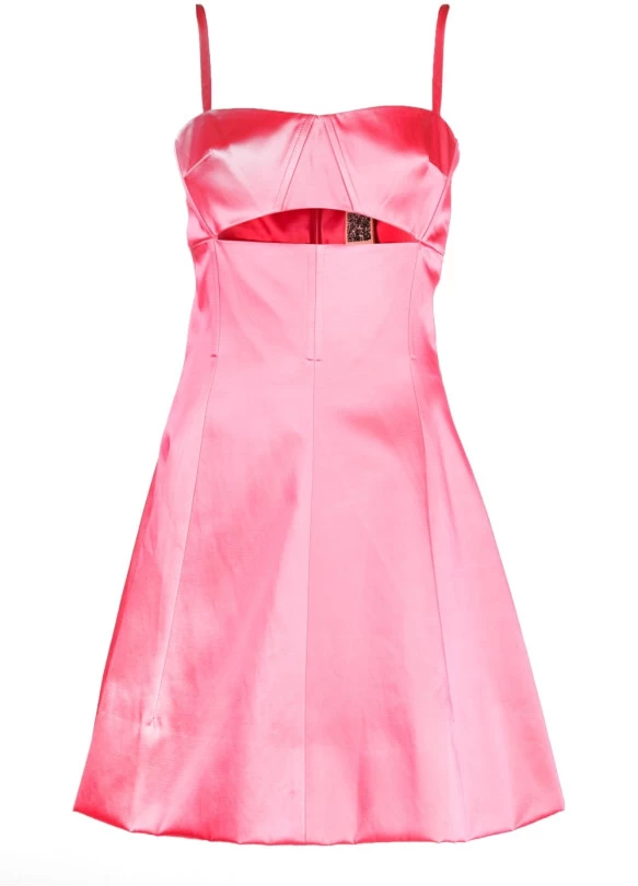 main_image_ Vestido corto con abertura