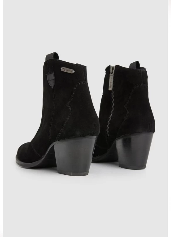 3_LUNA SAND - Botines camperos - black