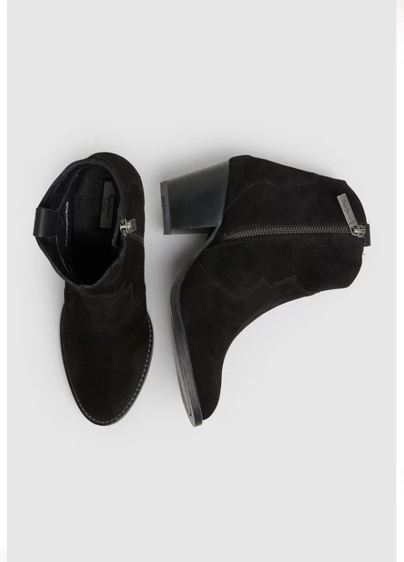 2_LUNA SAND - Botines camperos - black