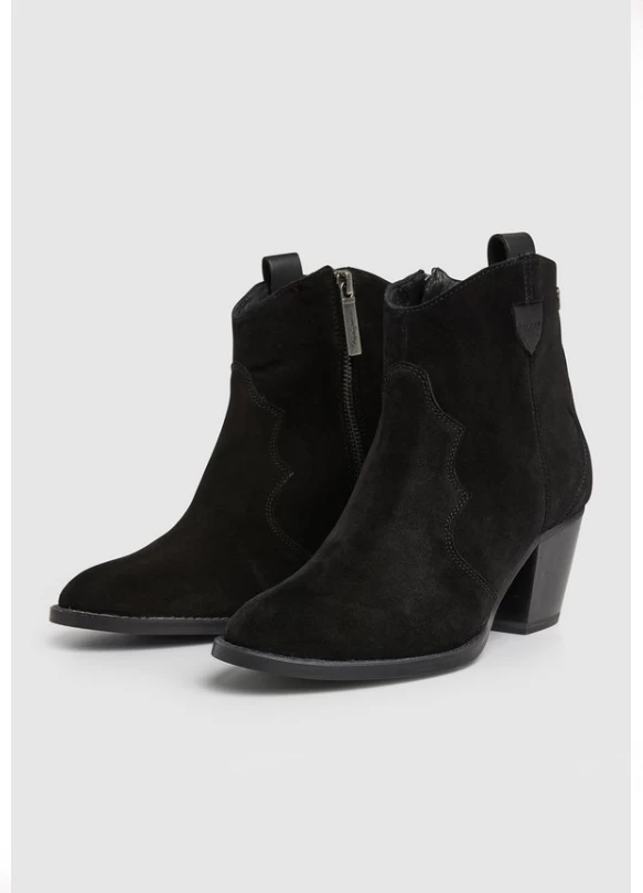 1_LUNA SAND - Botines camperos - black
