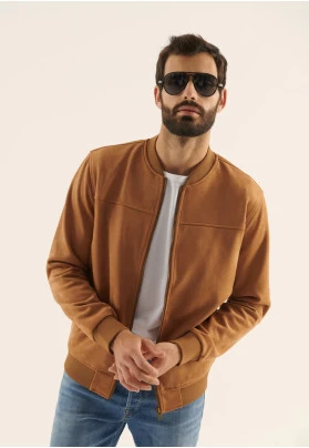 Chaquetas bomber - cognac