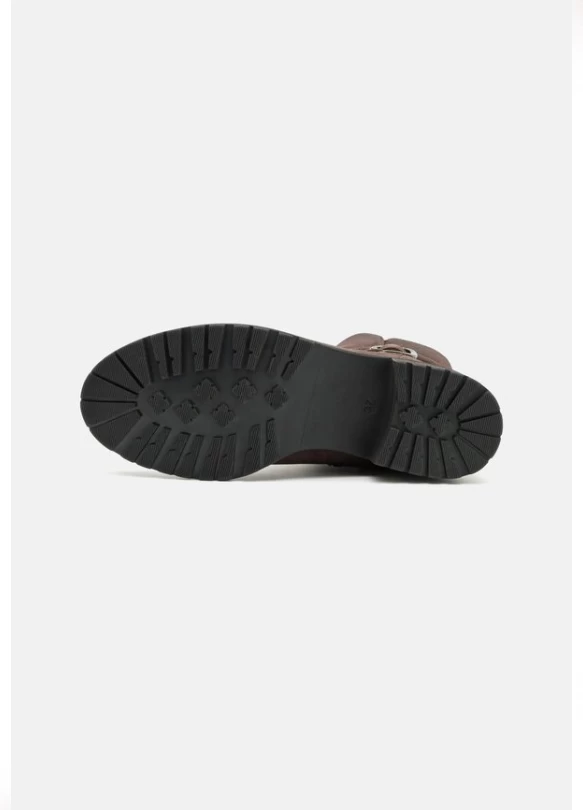 2_LEATHER  - Botines camperos - brown