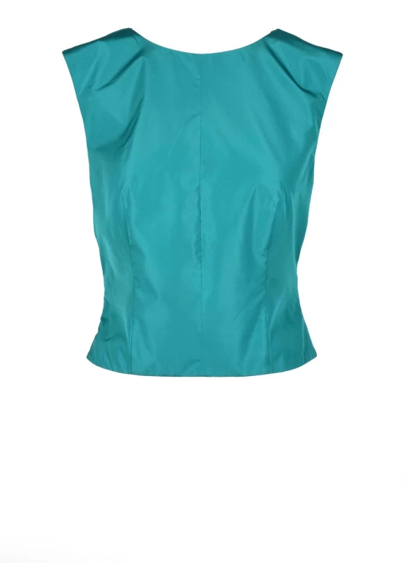 main_image_ Top Verde Botella para Mujeres