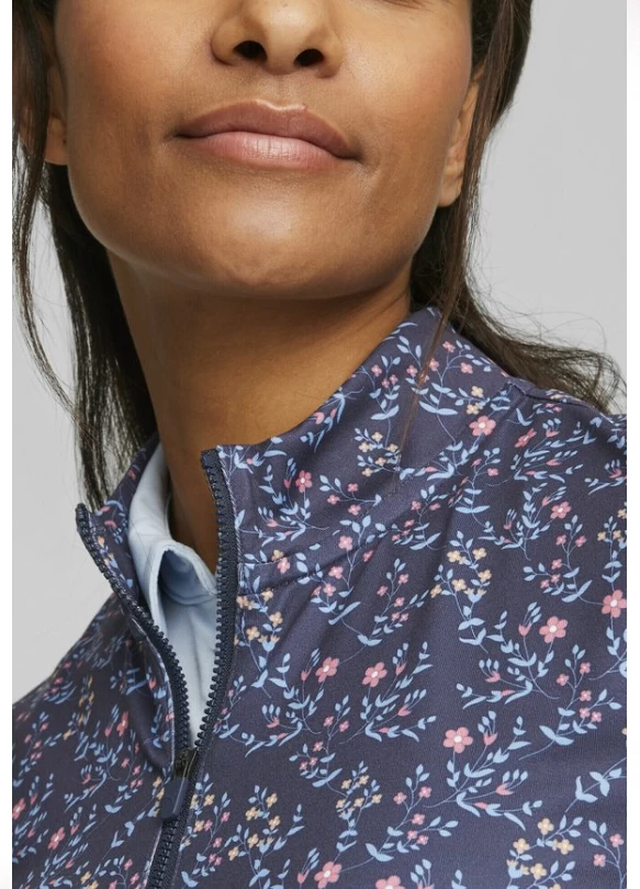 2_FLORAL CLOUDSPUN QUARTER-ZIP GOLF - Camiseta de manga larga