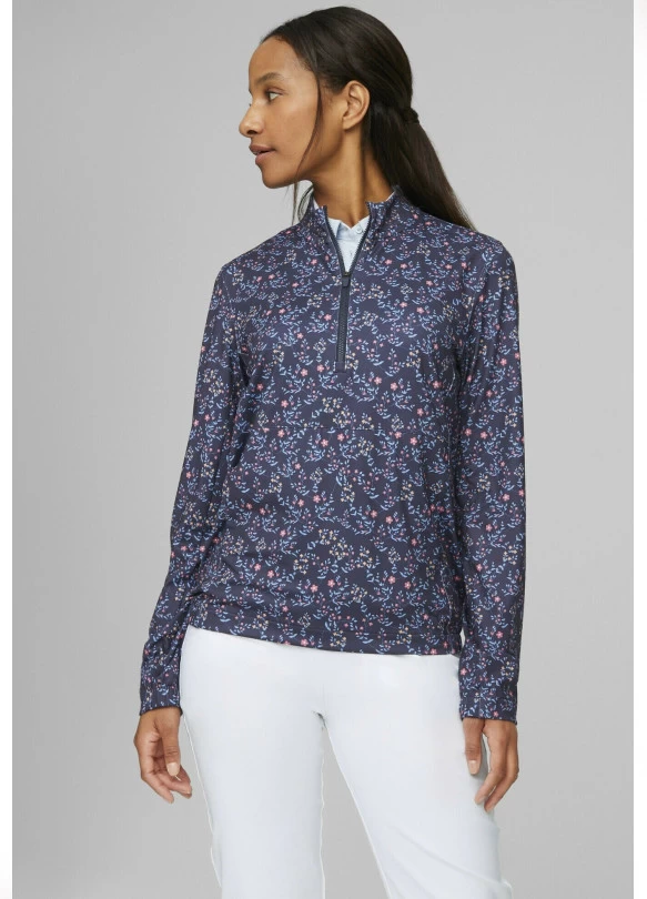 main_image_FLORAL CLOUDSPUN QUARTER-ZIP GOLF - Camiseta de manga larga