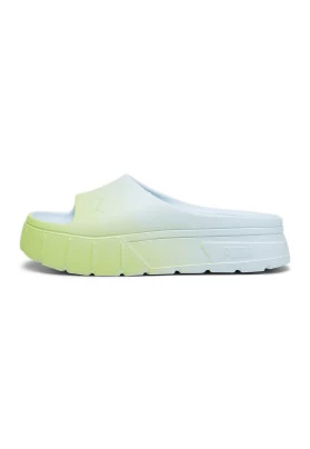 MAYZE STACK BEACH DAYS SLIDES - Chanclas de baño - icy blue spring fern