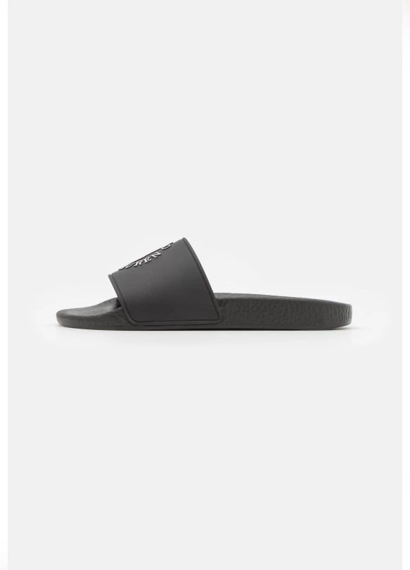 main_image_SLIDE UNISEX - Sandalias planas - black/white