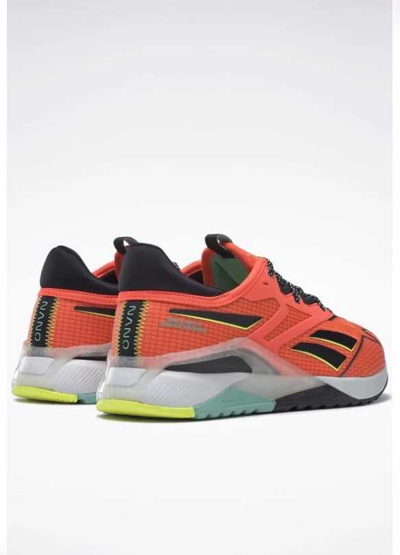 2_NANO X2 TR ADVENTURE - Zapatillas de trail running - orange flare/core black/solar acid yellow
