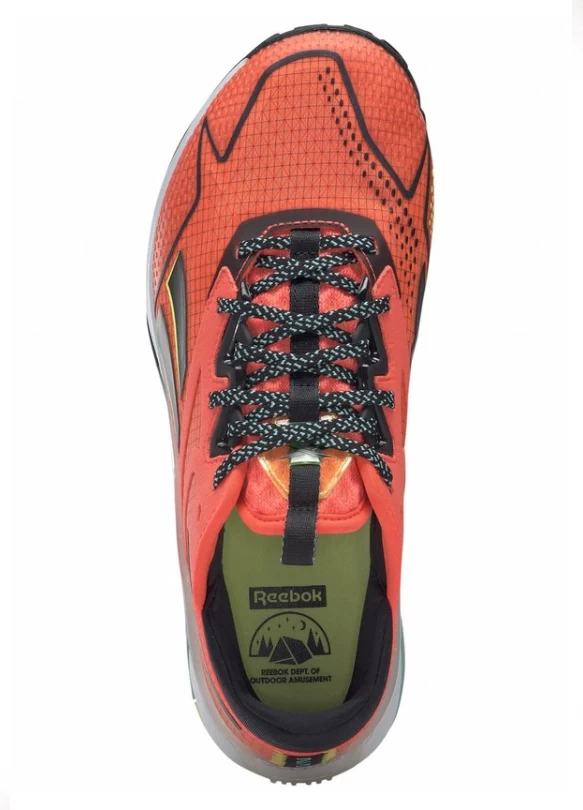 1_NANO X2 TR ADVENTURE - Zapatillas de trail running - orange flare/core black/solar acid yellow