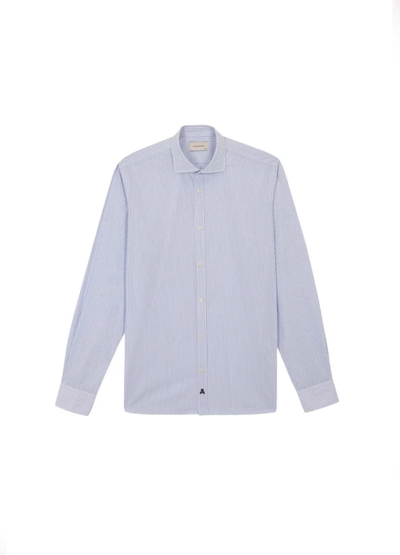 main_image_FANCY CLASS - Camisa elegante - skyblue stripes