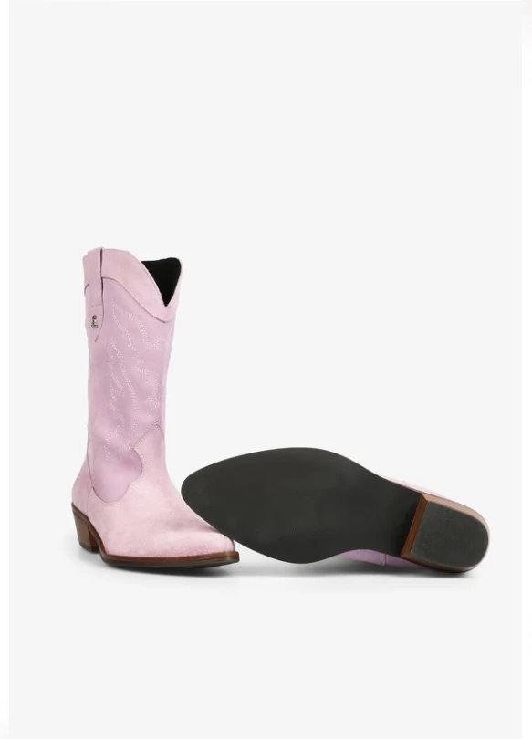 3_ISA - Botines camperos - lilac