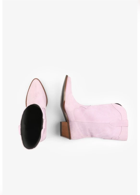 1_ISA - Botines camperos - lilac