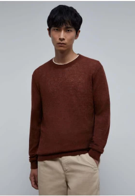 Jersey de punto - terracotta