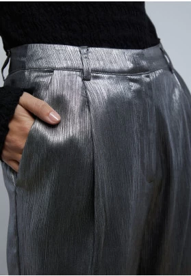 Pantalones - silver