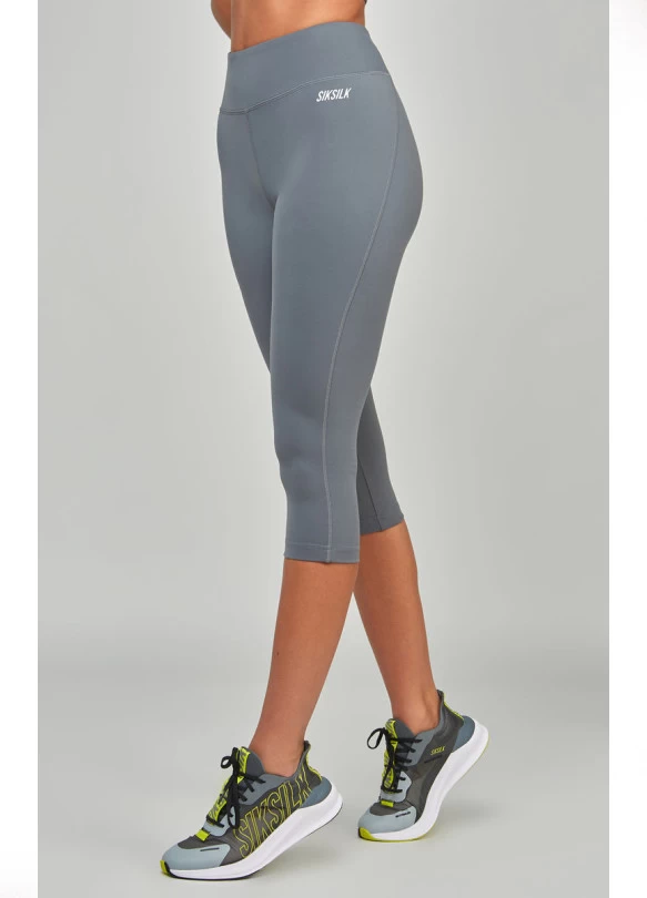 main_image_ Pantalón Capri Deportivo Esencial Gris