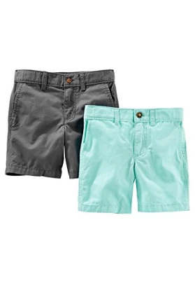 Pantalones cortos Simple Joys by Carter's para bebés, Pack de 2