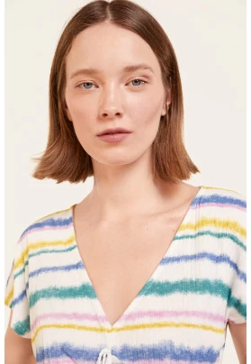 Camiseta Rayas Tie Dye