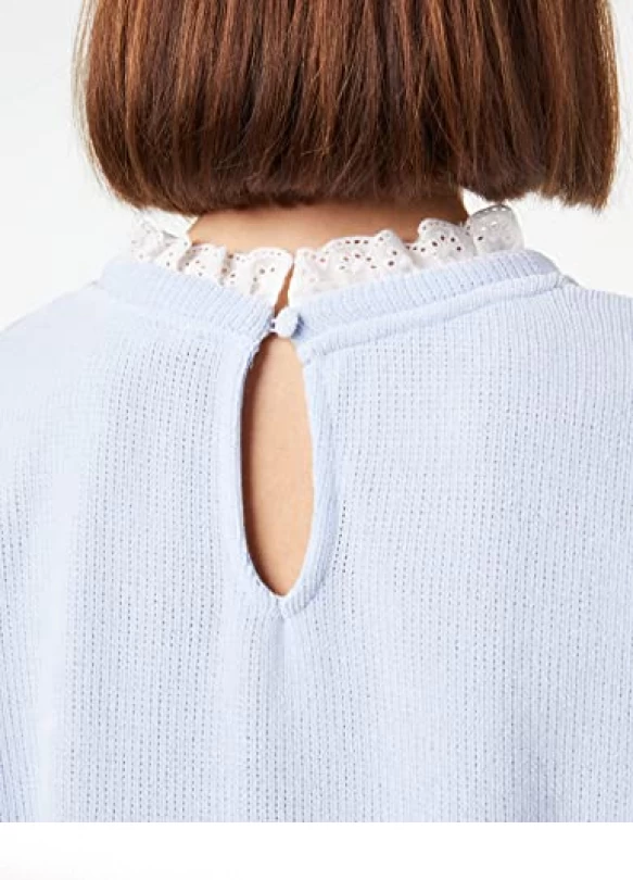 3_Springfield Sudadera Powerful Camiseta, Light\_Blue, S para Mujer
