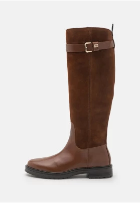 CASUAL ESSENTIAL BELT  - Botas - natural cognac