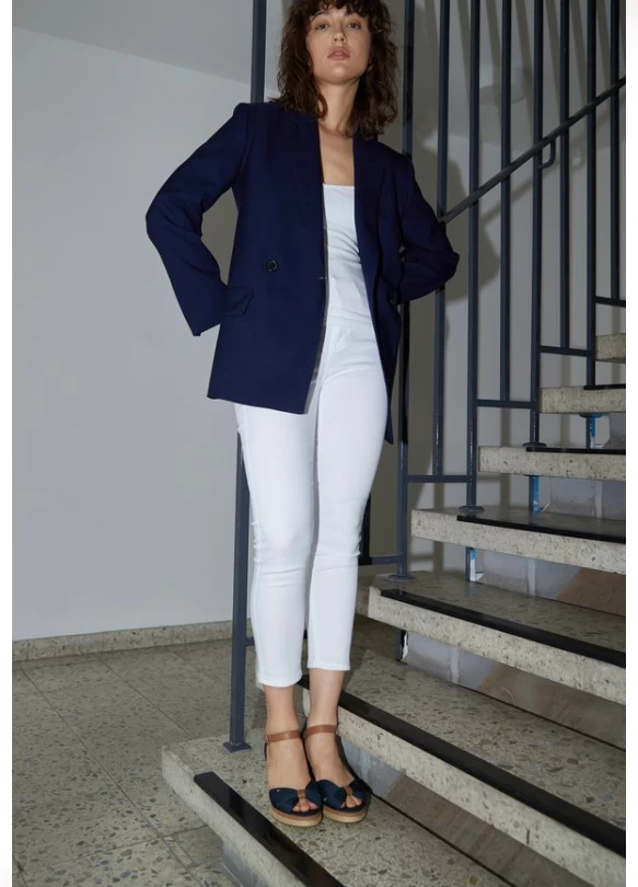 2_ICONIC ELBA  - Sandalias con plataforma - dark blue