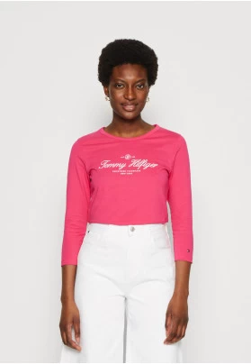 SLIM SIGNATURE 3/4 - Camiseta de manga larga - bright cerise pink