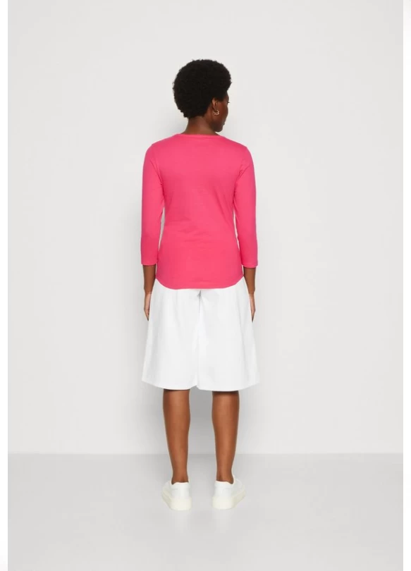 1_SLIM SIGNATURE 3/4 - Camiseta de manga larga - bright cerise pink