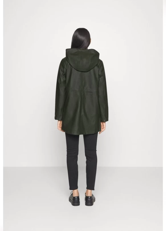 1_VMMALOU COATED JACKET - Impermeable - peat