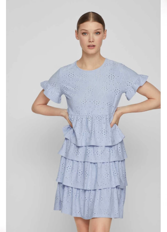 1_Blusa de manga corta calada