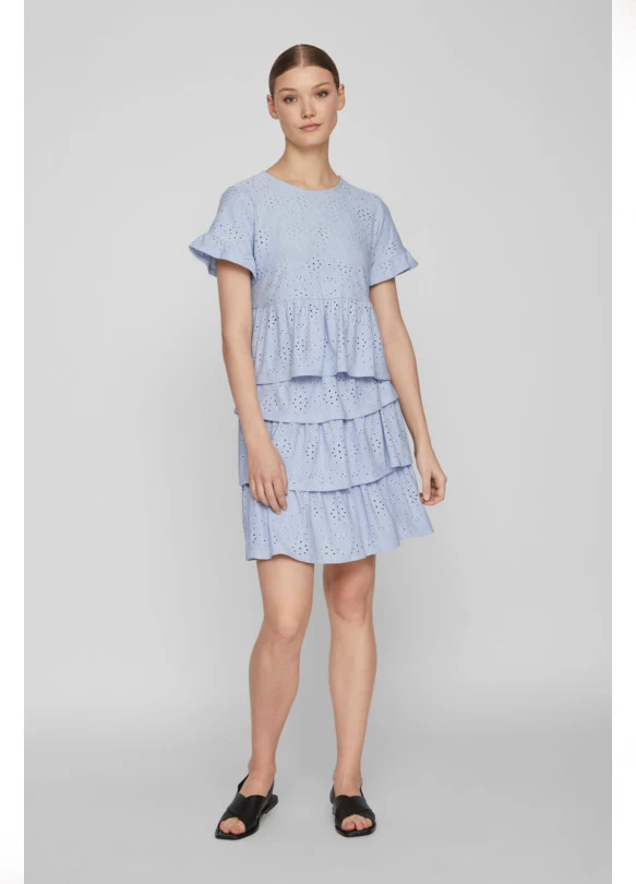 main_image_Blusa de manga corta calada