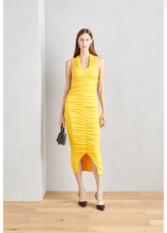 main_image_ZAHRAH DRESS - Vestido de tubo - yellow