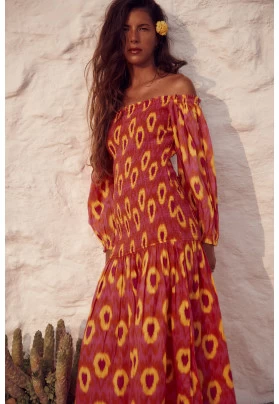 VESTIDO MIDI ESTAMPADO